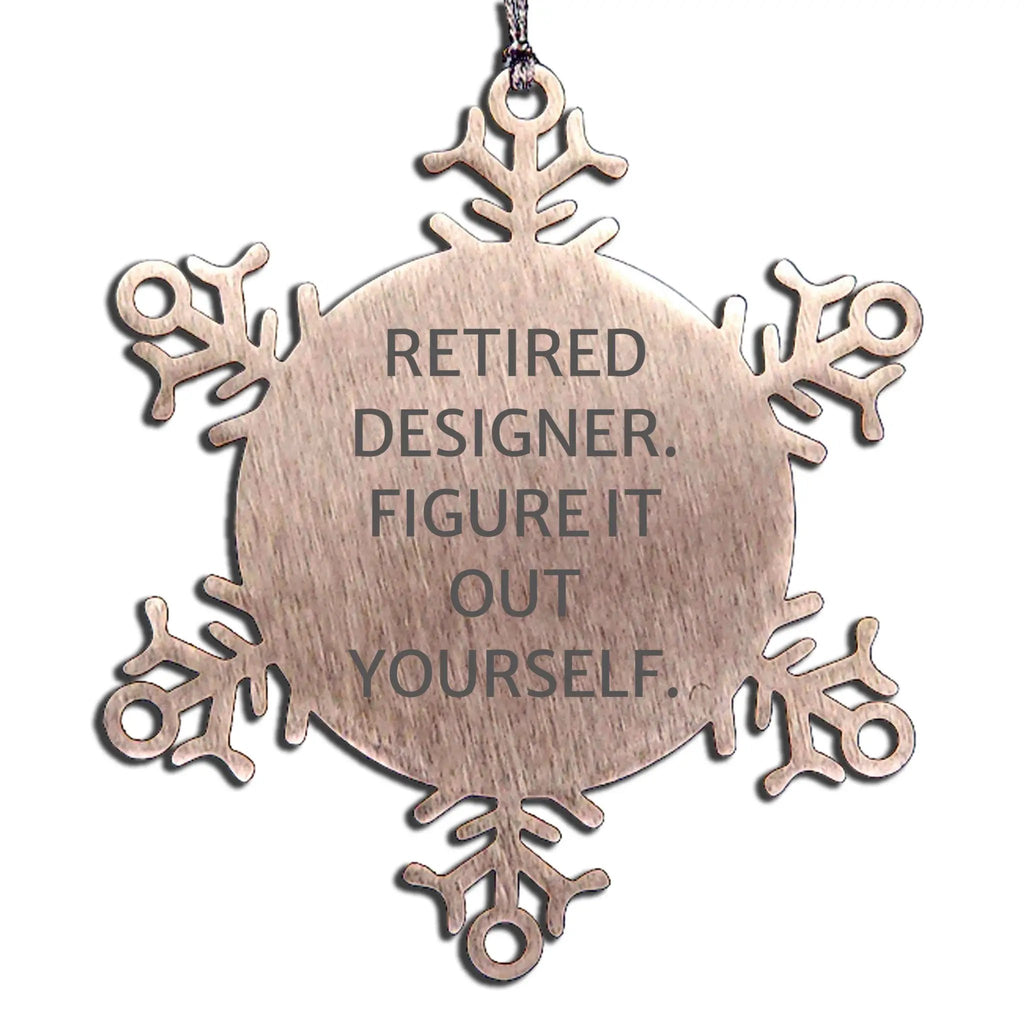 Retired Designer Snowflake Ornament Gifts - Figure it out yourself