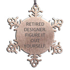 Retired Designer Snowflake Ornament Gifts - Figure it out yourself