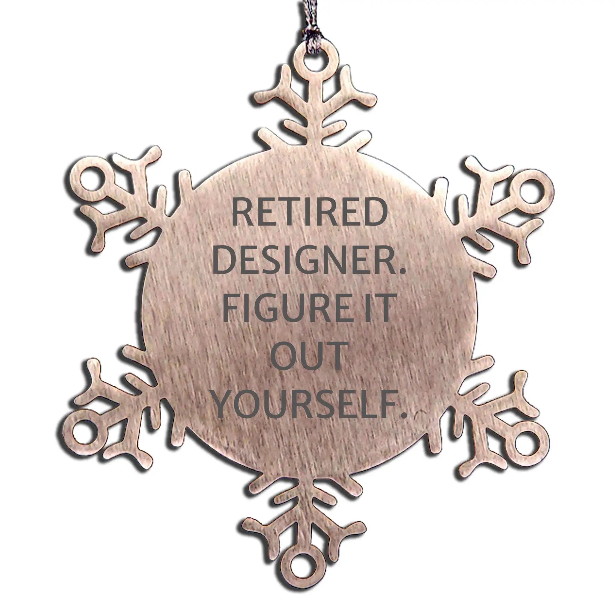 Retired Designer Snowflake Ornament Gifts - Figure it out yourself