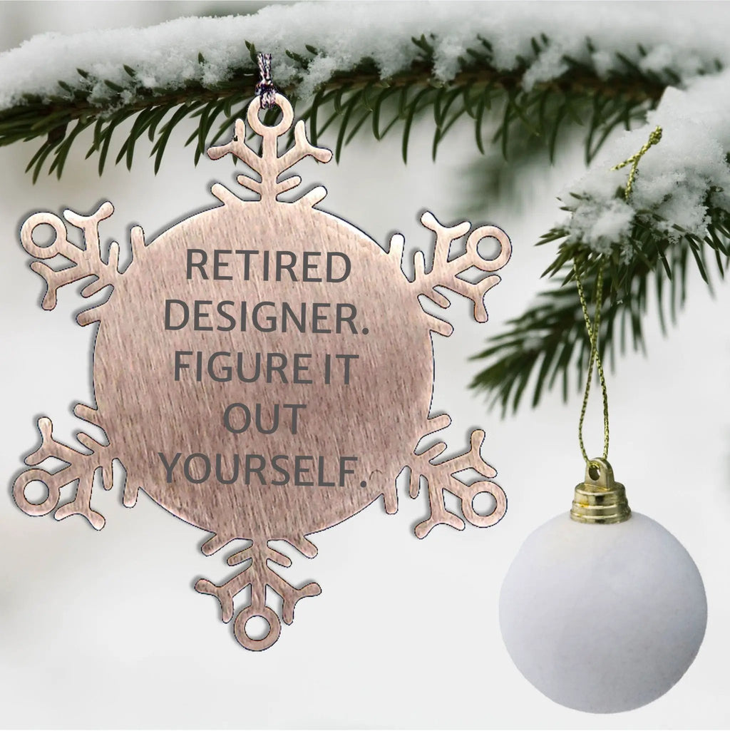 Retired Designer Snowflake Ornament Gifts - Figure it out yourself