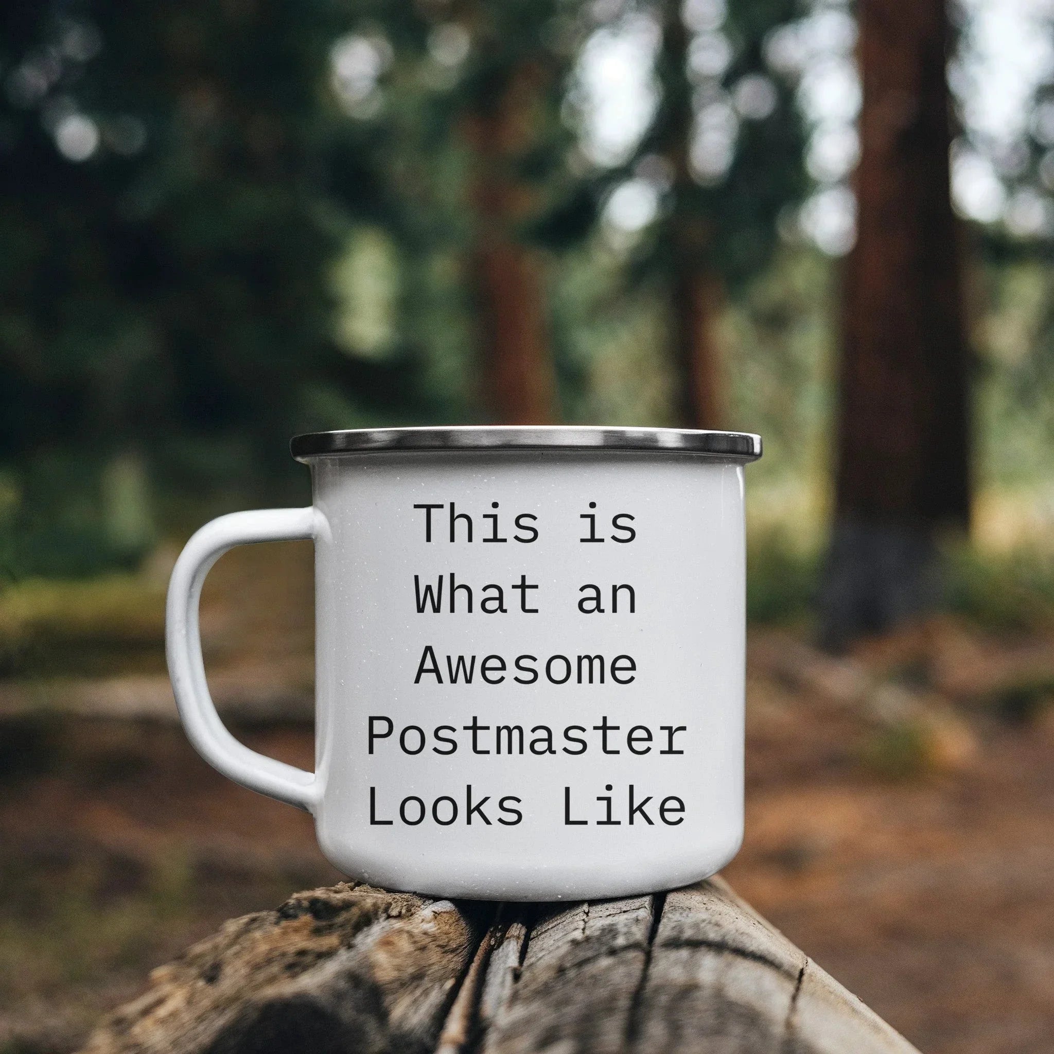 Funny Postmaster Gifts, This Is What An Awesome Postmaster Looks Like, Camping Mug for Graduation from Family, Friends, or Coworkers