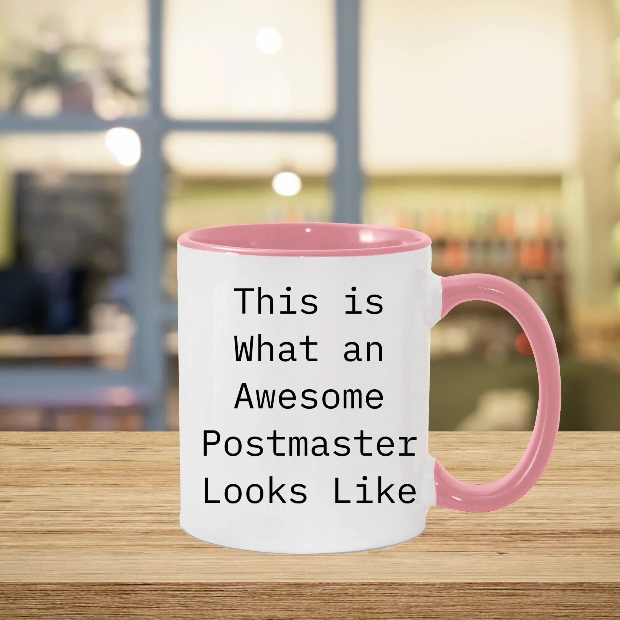 Funny Postmaster Gifts from Friends for Postmaster - Two Tone Coffee Mug with Inspirational Quote
