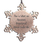 Registered Nurse Snowflake Ornament With Quote From Family Gift