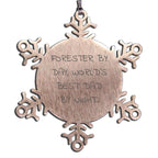 Forester By Day Funny Snowflake Ornament Gifts from Friends or Family for Christmas Unique Presents - Mallard Moon
