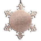 Funny Havanese Dog Snowflake Ornaments Gifts from Men to Havanese Dog Lovers