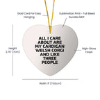 Cardigan Welsh Corgi Ornament All I Care About Corgi Gift