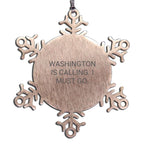Washington Fans - Washington Is Calling I Must Go - Ornament - Keepsake