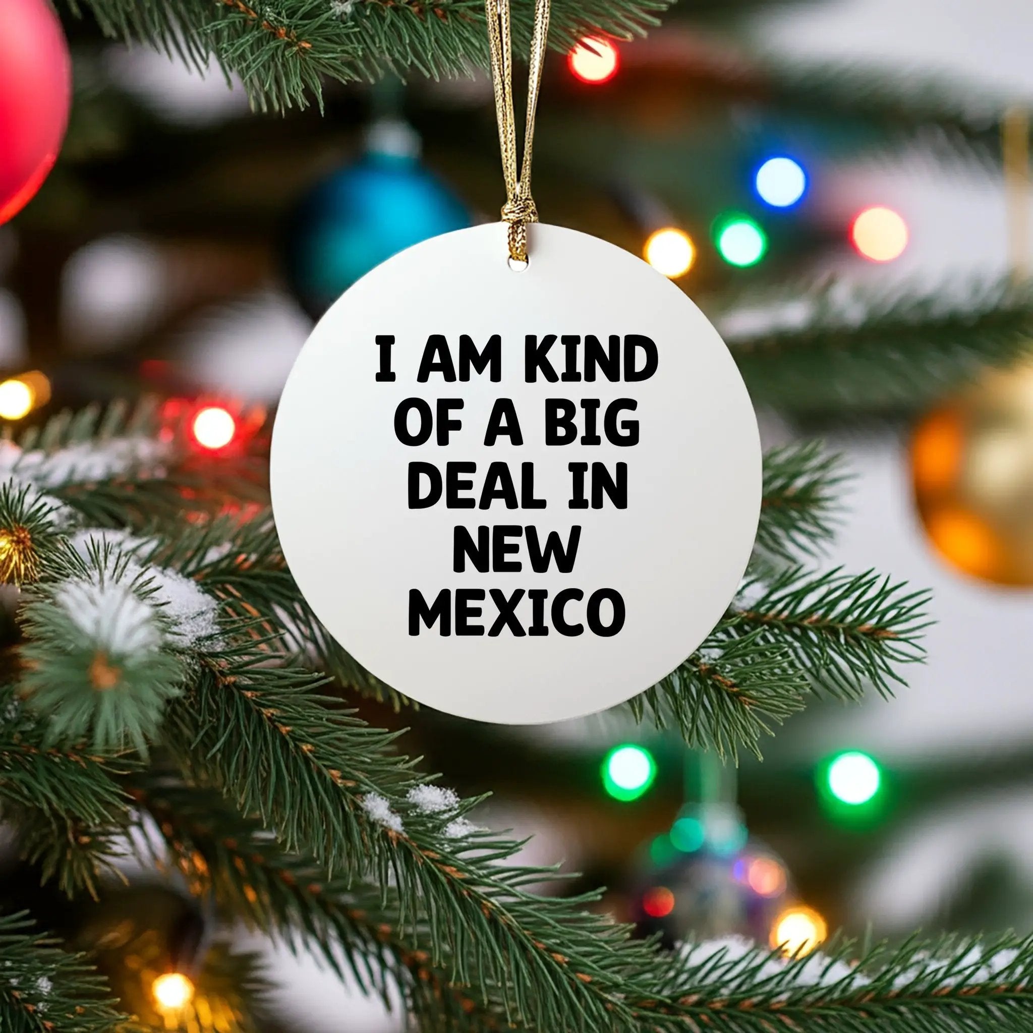 Friend Circle Ornament I Am Kind Of A Big Deal In New Mexico Keepsake