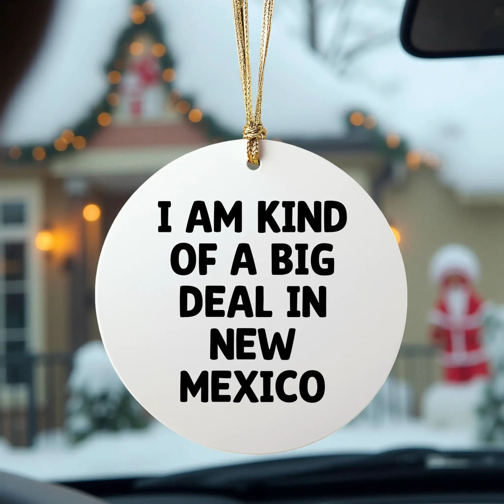 Friend Circle Ornament I Am Kind Of A Big Deal In New Mexico Keepsake