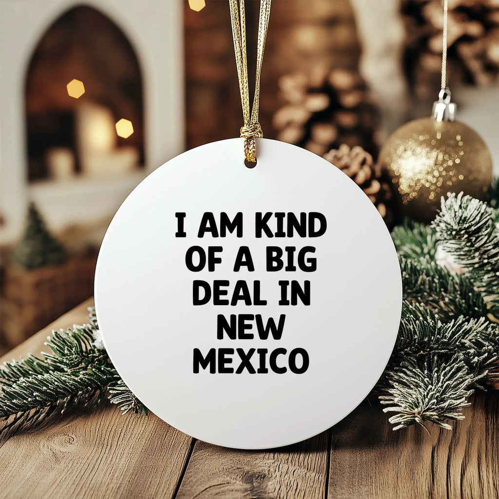 Friend Circle Ornament I Am Kind Of A Big Deal In New Mexico Keepsake