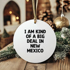 Friend Circle Ornament I Am Kind Of A Big Deal In New Mexico Keepsake
