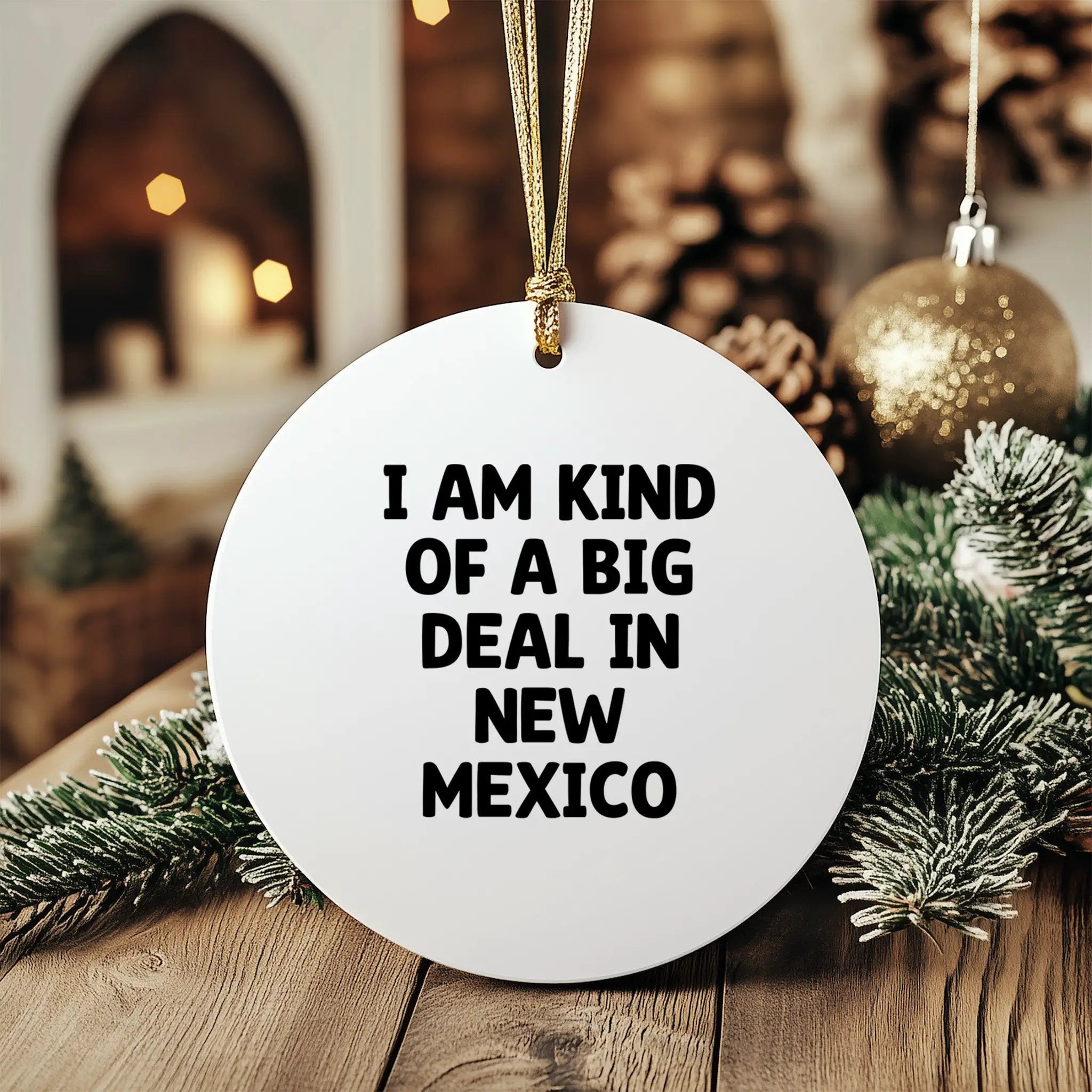 Friend Circle Ornament I Am Kind Of A Big Deal In New Mexico Keepsake