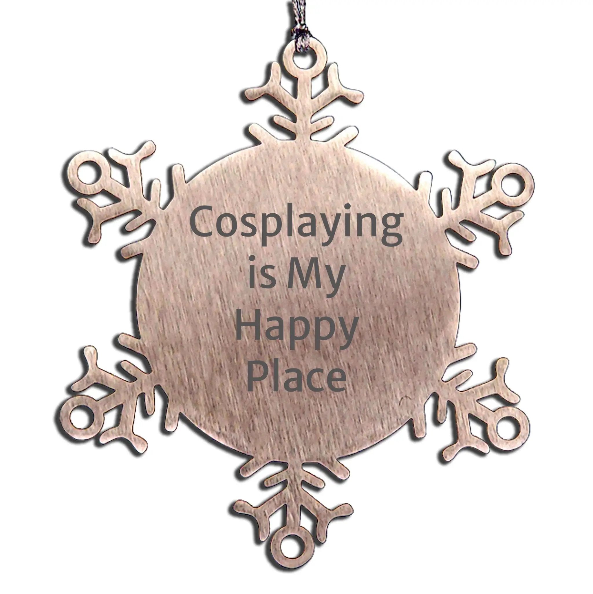 Cosplayer Ornament Cosplaying Is My Happy Place Gift