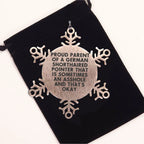 German Shorthaired Pointer Ornament Snowflake Sometimes An Asshole Gift Idea