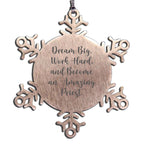 Priest Snowflake Ornament Dream Big Gift For Christmas - Mallard Moon