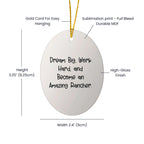Rancher Ornament Dream Big Work Hard Gift - Mallard Moon