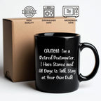 Funny Postmaster Quote Black Coffee Mug Gifts from Men to Postmaster Birthday Unique Ideas