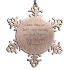 Funny Developer Gifts from Family, Snowflake Ornament for Favorite Developer, Christmas Unique Gifts