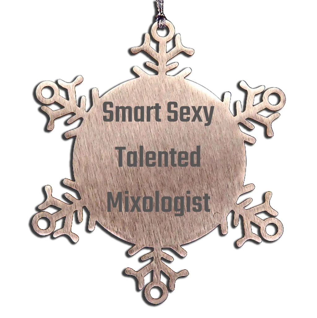 Smart Sexy Talented Mixologist Gifts from Men to Friends Funny Christmas Unique Ornaments for the Home Bar