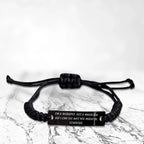 Funny Therapist Gifts from Men, Unique I'm A Therapist Not A Magician Rope Bracelets for Therapist, Father's Day Unique Gifts