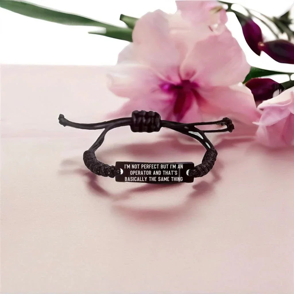 Funny Operator Rope Bracelet Gifts from Men to Operator Friends and Coworkers for Mother's Day Unique