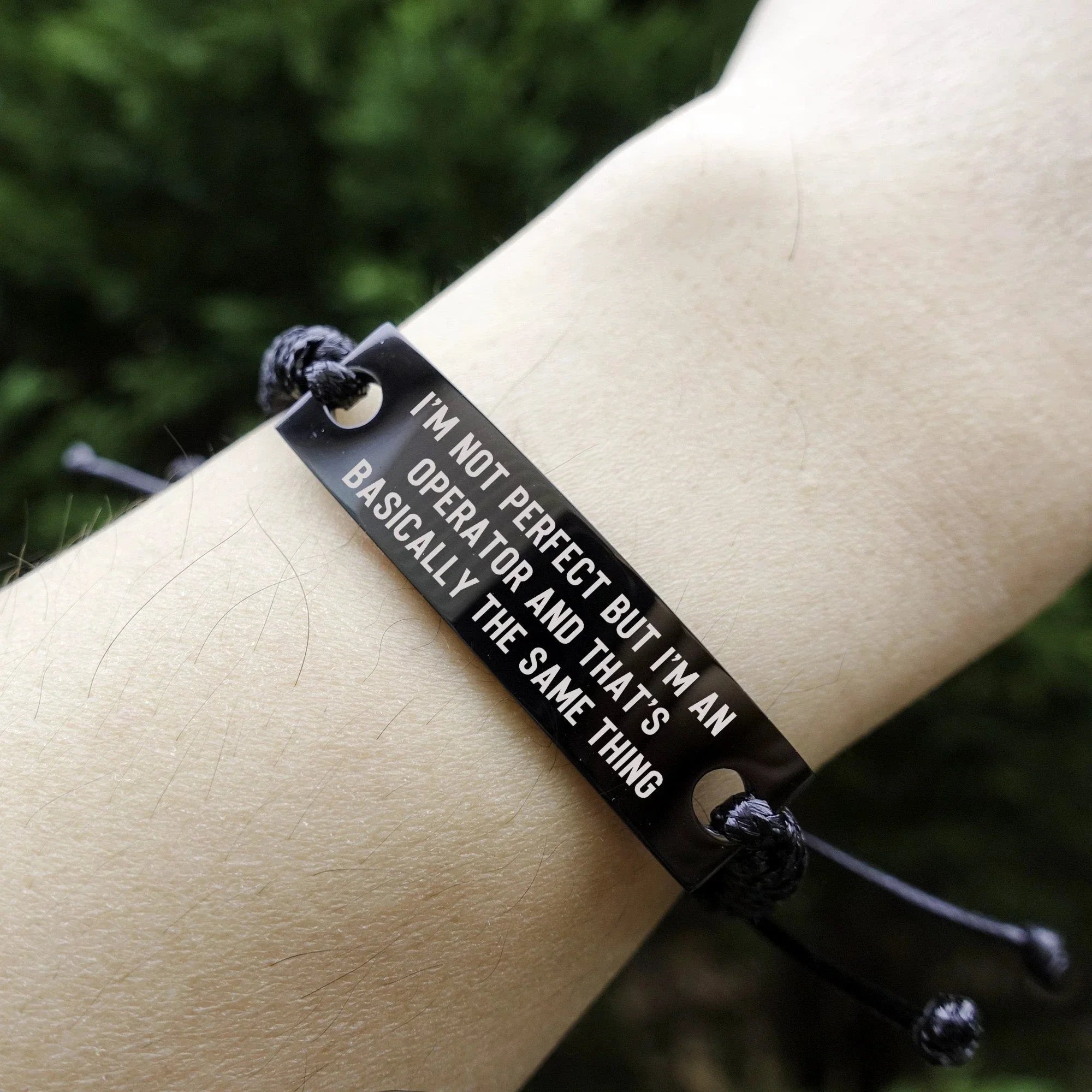 Funny Operator Rope Bracelet Gifts from Men to Operator Friends and Coworkers for Mother's Day Unique