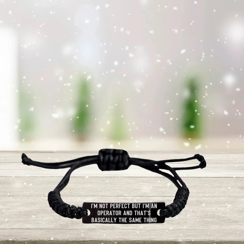 Funny Operator Rope Bracelet Gifts from Men to Operator Friends and Coworkers for Mother's Day Unique