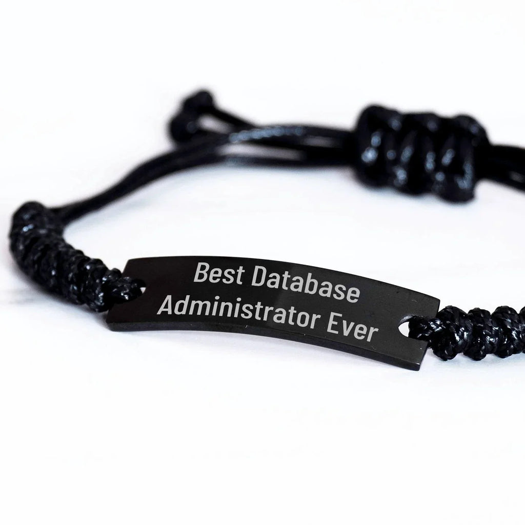 Best Database Administrator Ever Gifts from Friends to Men, Unique Graduation Rope Braces for Database Admin Professionals, Inspirational Quote Print