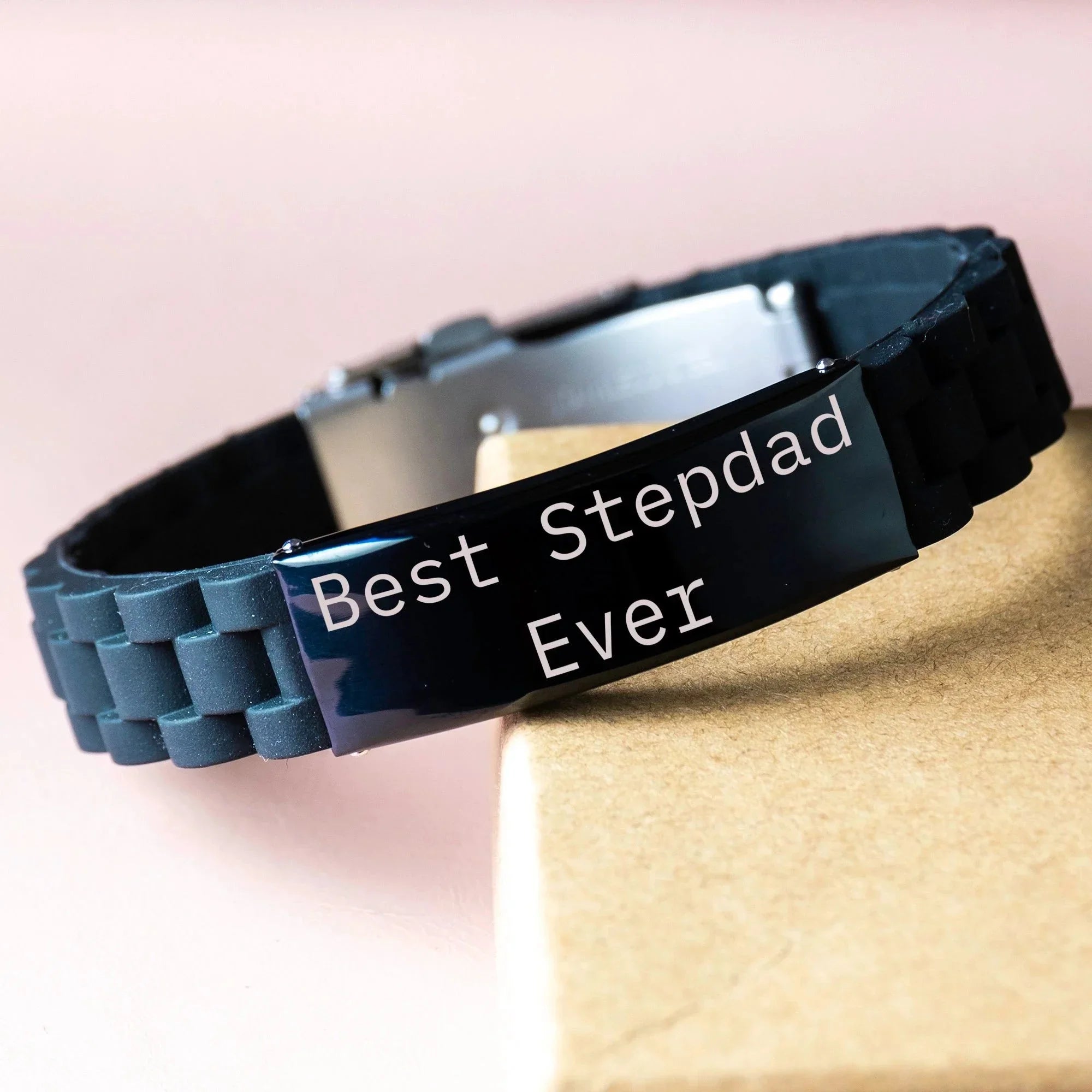 Best Stepdad Ever – Meaningful Gift for Bonus Dad – Stepfather Appreciation - Bracelet Gift – Father’s Day, Birthday, Christmas
