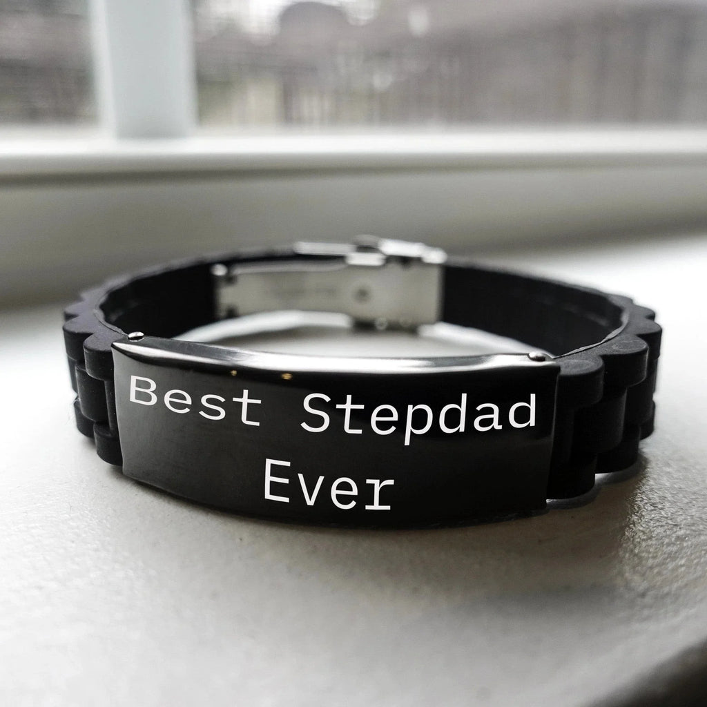 Best Stepdad Ever – Meaningful Gift for Bonus Dad – Stepfather Appreciation - Bracelet Gift – Father’s Day, Birthday, Christmas