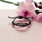 Awesome Quilter Engraved Braided Rope Bracelet – Bold Pride Engraving – Gift for Confident Sewers