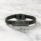 Spring Pet Products My Dear Aunty Valentine's Interlaced Leather Gift, Love from Men, Unique Aunty Ideas, Remember Me Always
