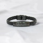 Spring Pet Products My Dear Aunty Valentine's Interlaced Leather Gift, Love from Men, Unique Aunty Ideas, Remember Me Always