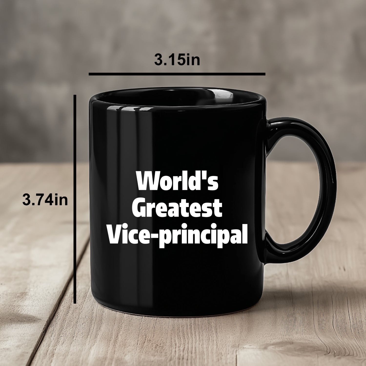 Epic Black Coffee Mug With Worlds Greatest Vice Principal Quote Ideal Gift