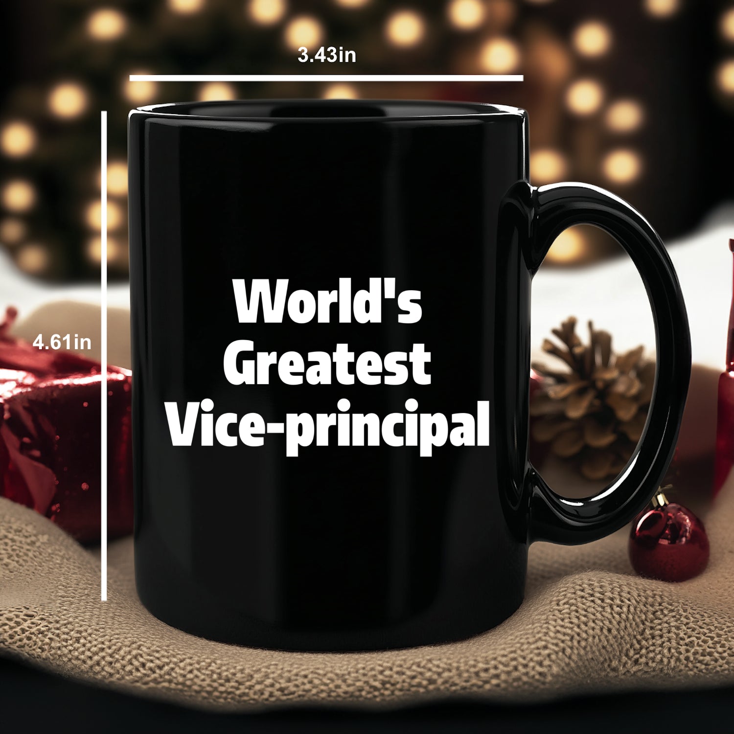 Epic Black Coffee Mug With Worlds Greatest Vice Principal Quote Ideal Gift