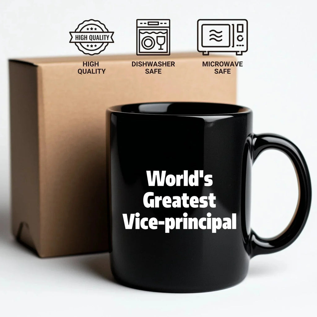 Epic Black Coffee Mug With Worlds Greatest Vice Principal Quote Ideal Gift