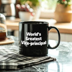 Epic Black Coffee Mug With Worlds Greatest Vice Principal Quote Ideal Gift