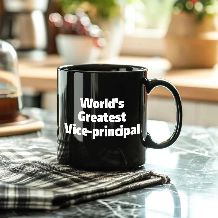 Epic Black Coffee Mug With Worlds Greatest Vice Principal Quote Ideal Gift