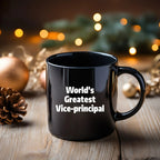 Epic Black Coffee Mug With Worlds Greatest Vice Principal Quote Ideal Gift