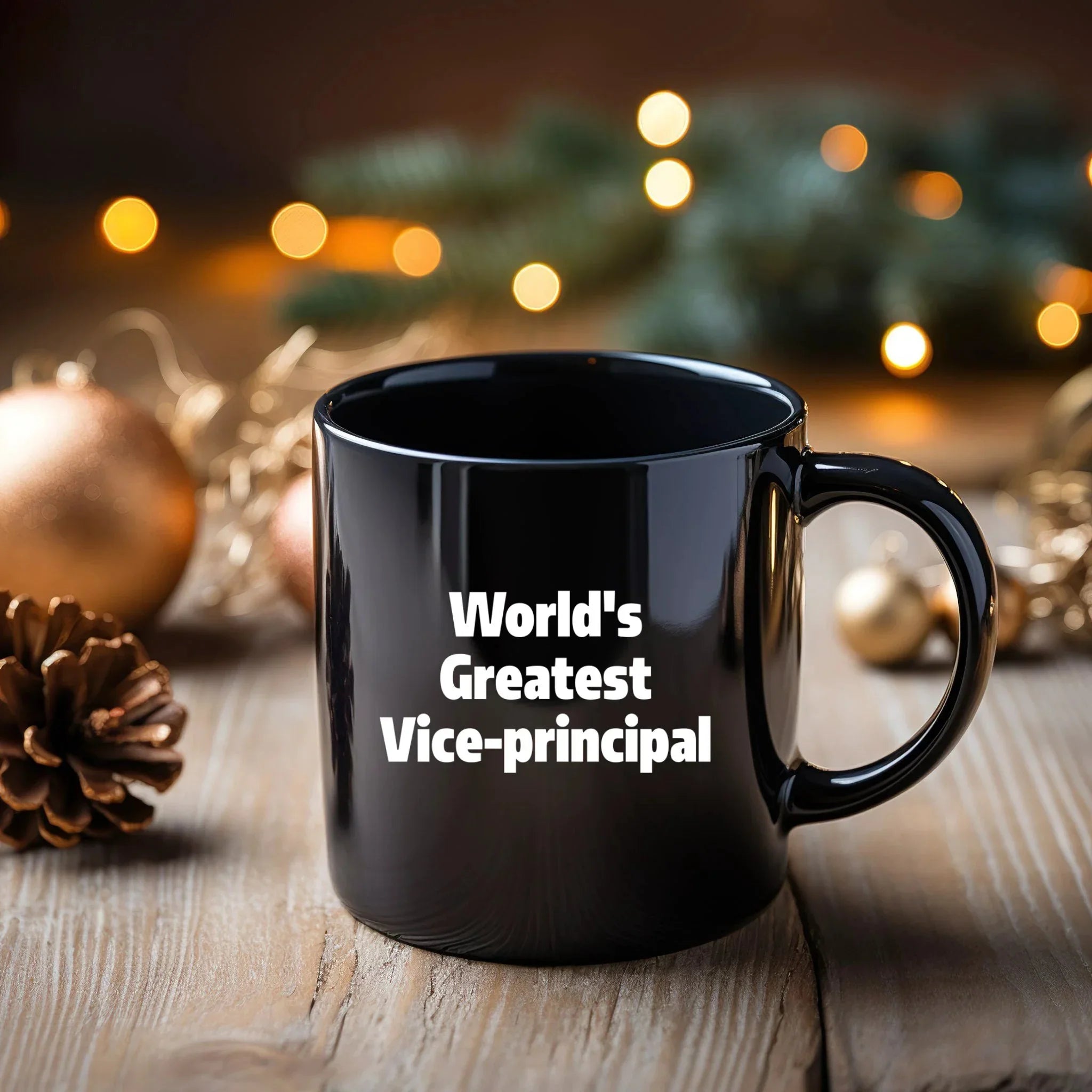 Epic Black Coffee Mug With Worlds Greatest Vice Principal Quote Ideal Gift