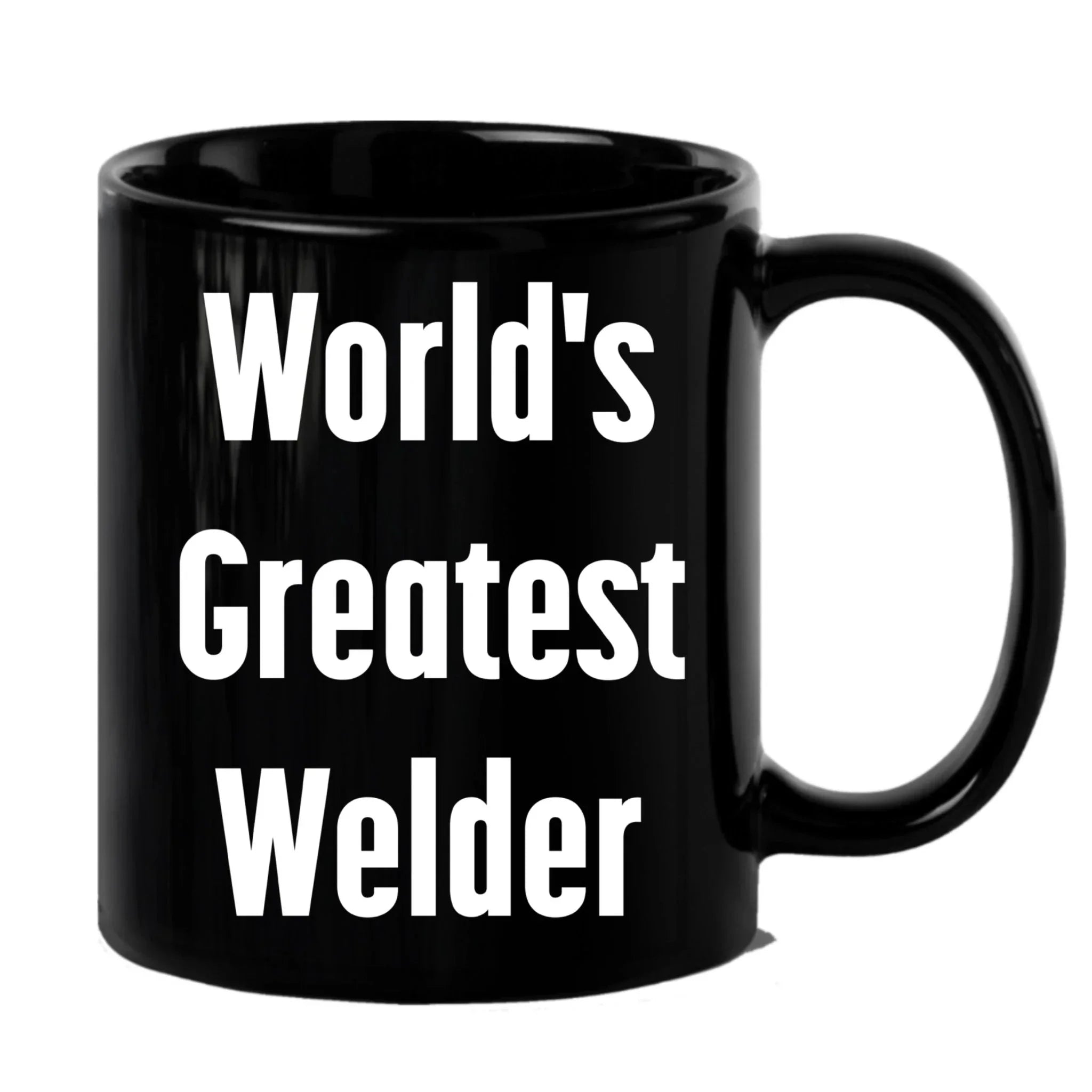 Epic Welder Mug Black Ceramic Coffee Cup - World's Greatest Welder