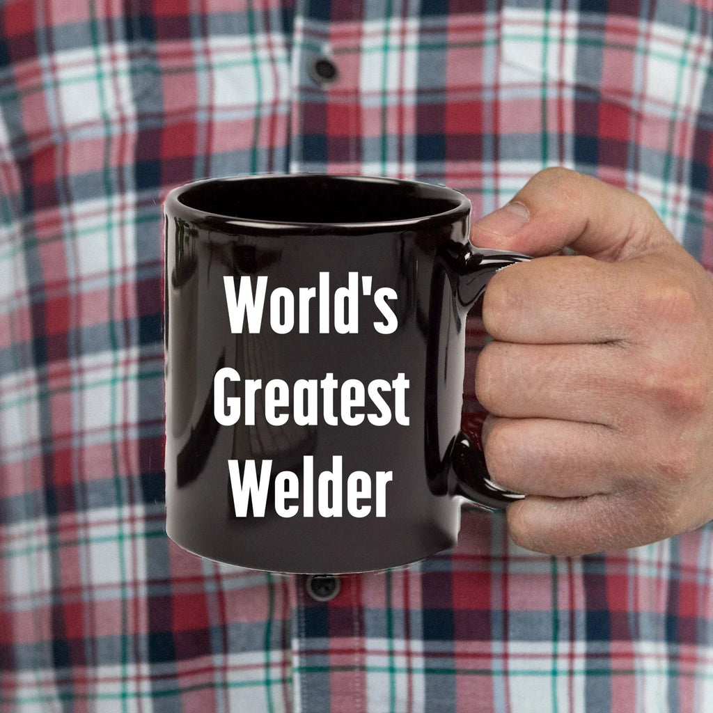 Epic Welder Mug Black Ceramic Coffee Cup - World's Greatest Welder