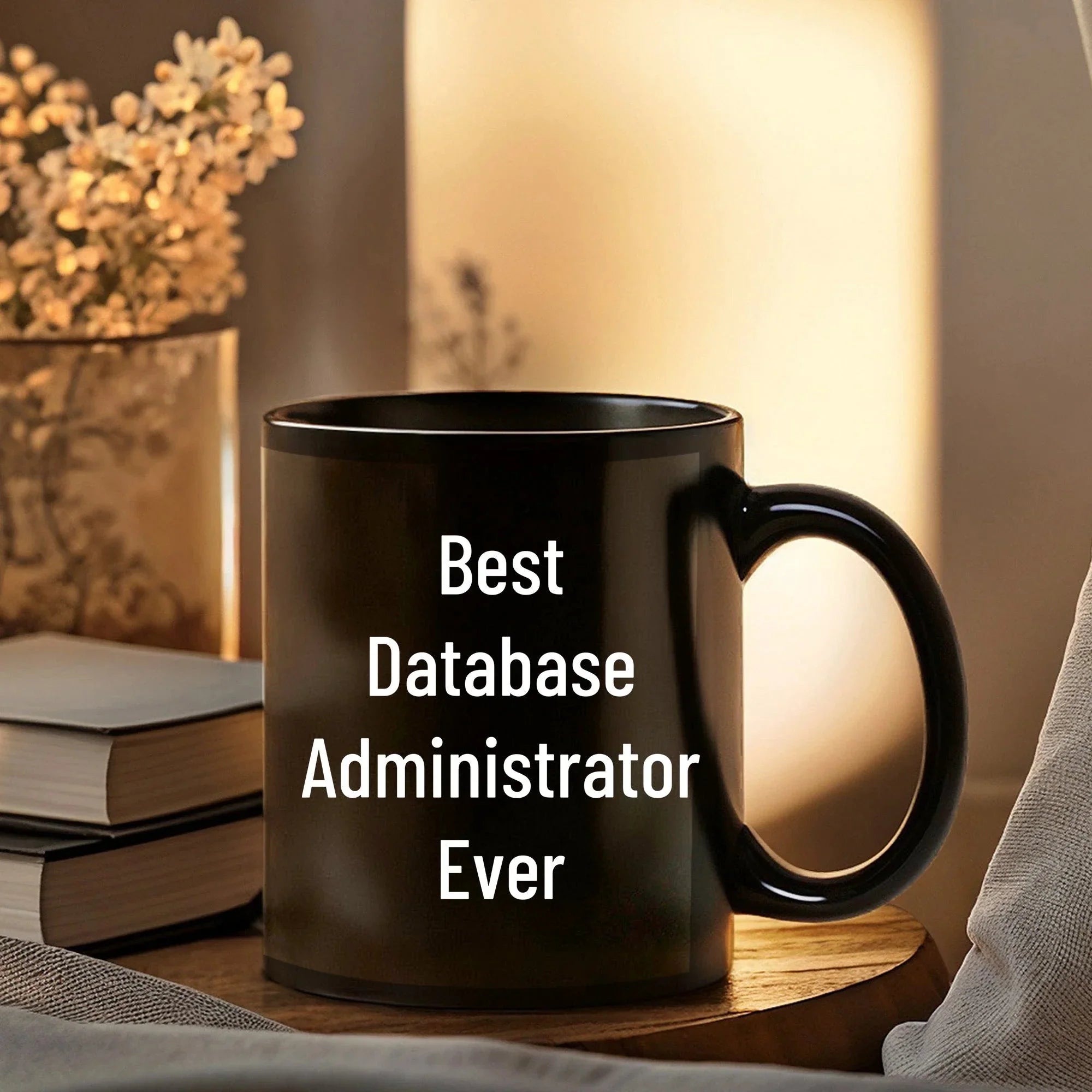 Best Database Administrator Ever Funny Gift Mug for Graduation, Gifts from Family to Database Administrator, 11oz or 15oz Black Ceramic Coffee Mug