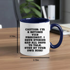 Retired Vice President Humor Two Tone Coffee Mug - Mallard Moon