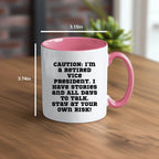 Retired Vice President Humor Two Tone Coffee Mug - Mallard Moon