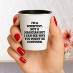 I'm a Scientist. Not a Magician – Funny Shot Glass for Scientists, Lab Techs, and STEM Geeks