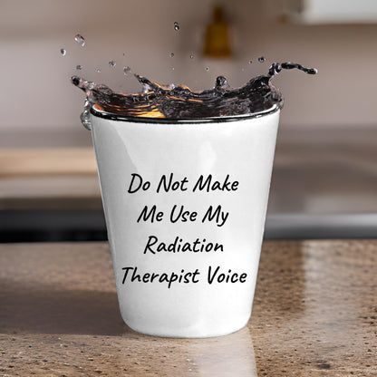 Radiation Therapist Gifts, Do Not Make Me Use My Radiation Therapist Voice, Birthday, Christmas, Coworker Gifts - Mallard Moon Gift Shop
