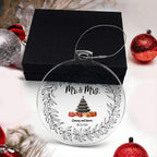 Personalized Our First Christmas Together Acrylic Keepsake Ornament