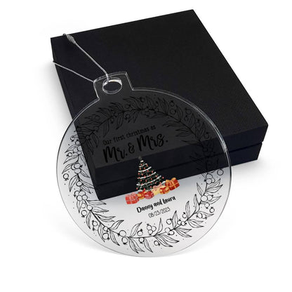Personalized Our First Christmas Together Acrylic Keepsake Ornament