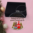Personalized Wife Acrylic Keepsake Ornament